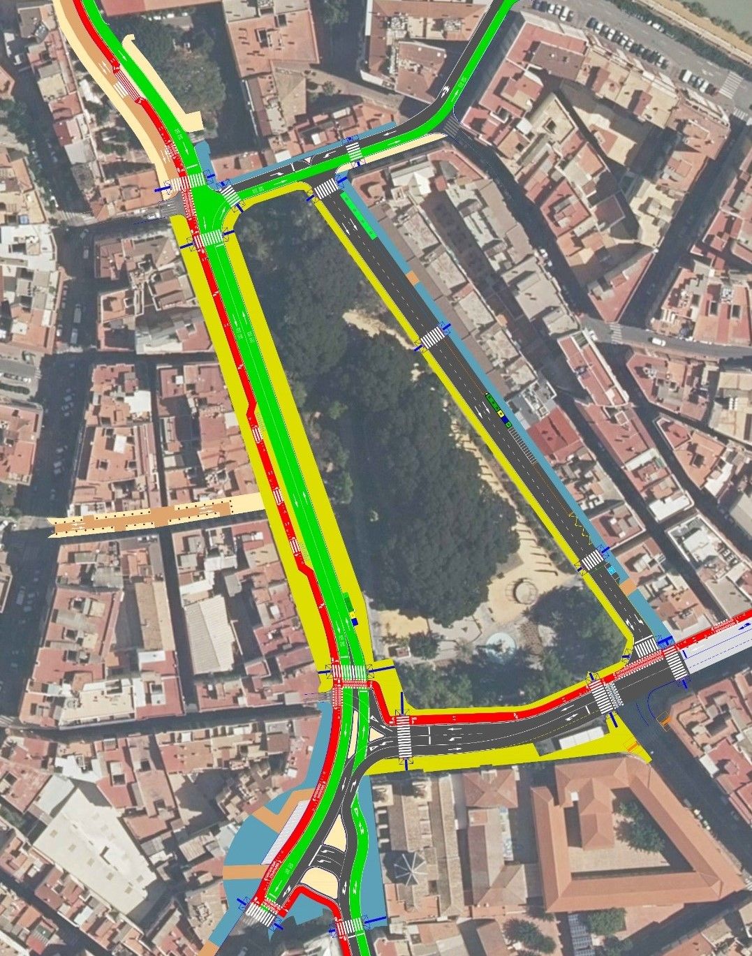 Nodo intermodal del Jardín de Floridablanca.