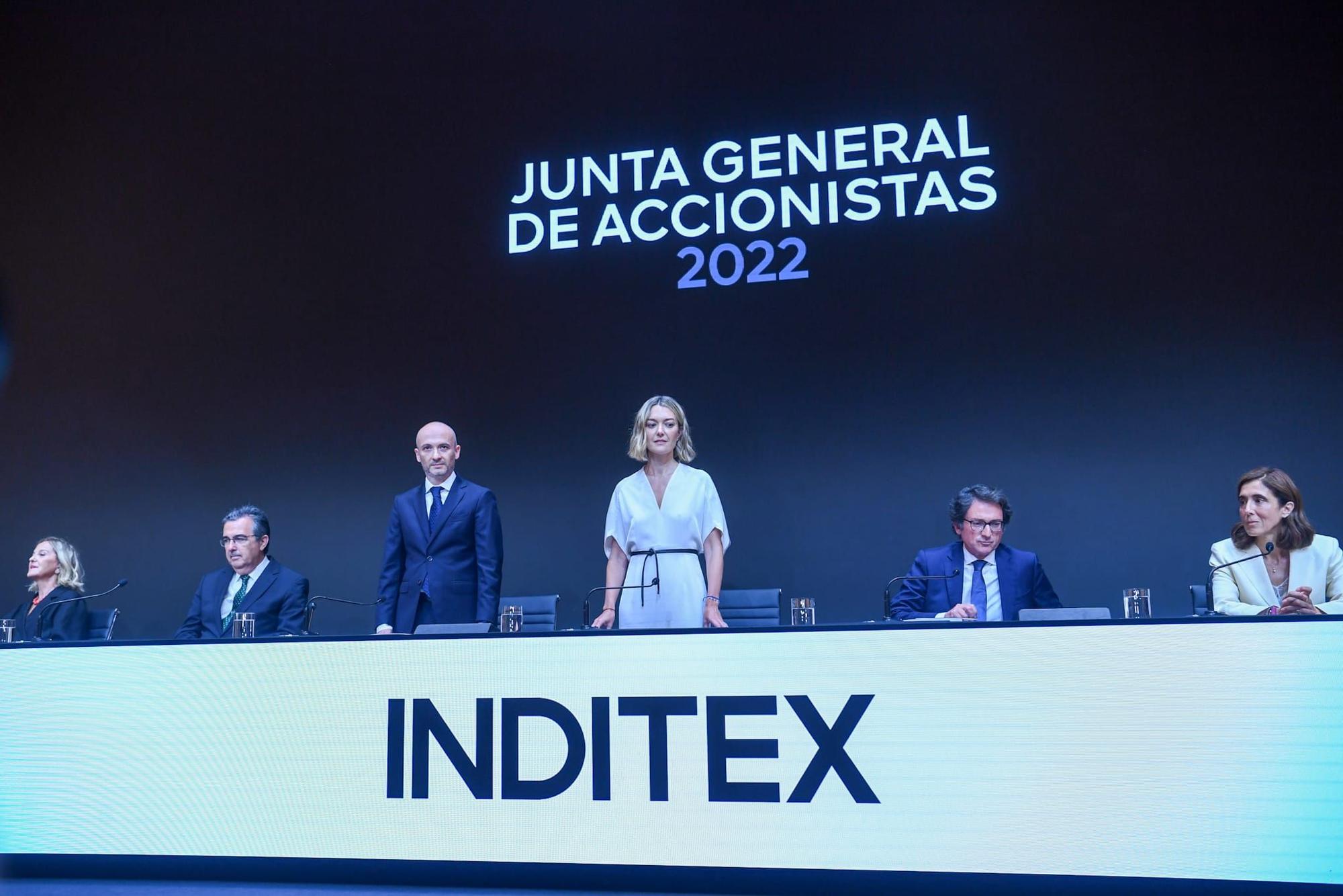 Marta Ortega, en su primera junta de accionistas de Inditex como presidenta