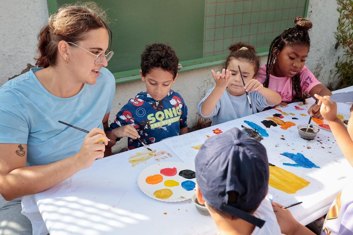 Campamento de verano en el CEIP La Verdellada, La Laguna