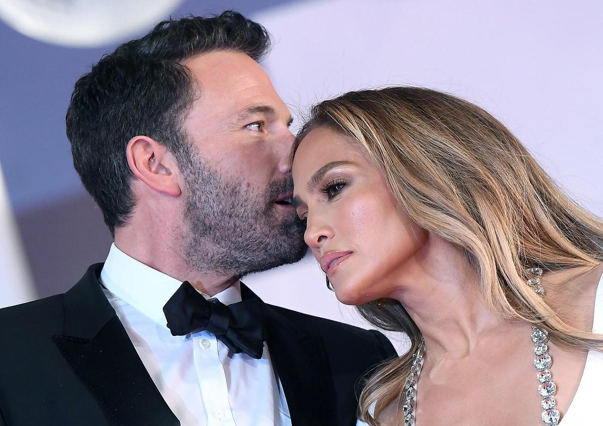 Jennifer Lopez y Ben Affleck, enamoradísimos, en el festival de Venecia, en septiembre de 2021.