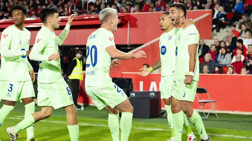 El 1x1 del Barça ante el Mallorca