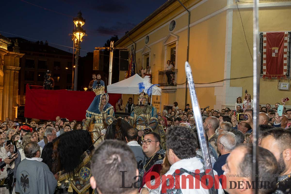 Procesión del Baño y parlamento en las Fiestas de Caravaca