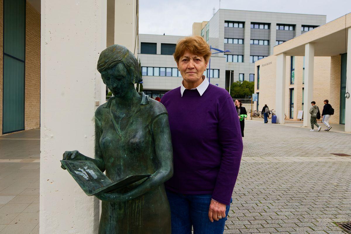 Olga Ortega, en el campus de la UJI.