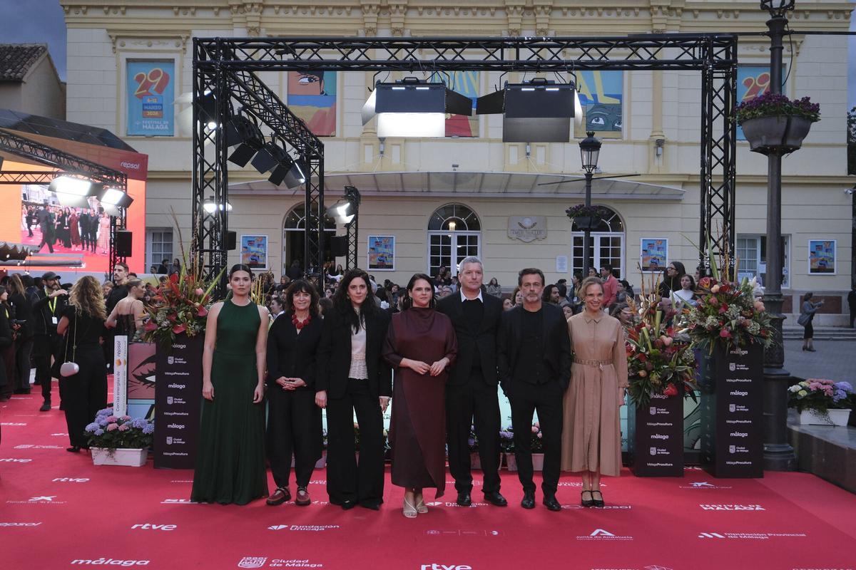 Alfombra roja de la gala de clausura del 29 Festival de Cine en Español de Málaga