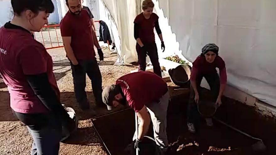 Exhumaciones en el cementerio