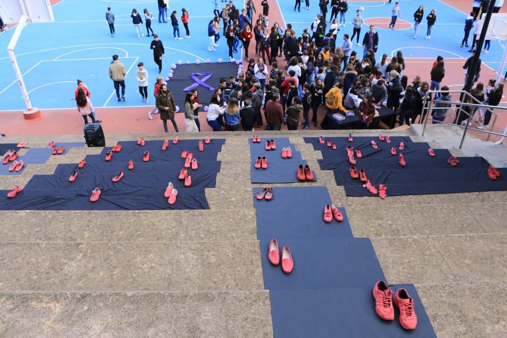 Colegios e institutos gritan contra la violencia de género