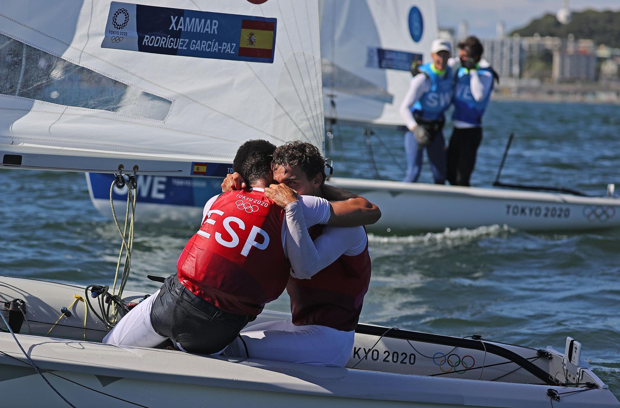 Nico Rodríguez y Jordi Xammar ganan el bronce en el 470 de vela en Tokyo 2020