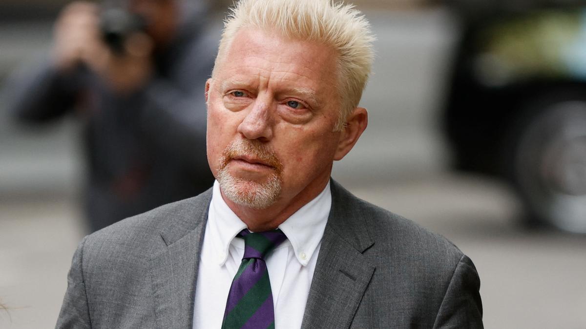 Boris Becker, a su llegada al tribunal de Londres que dictó la condena.