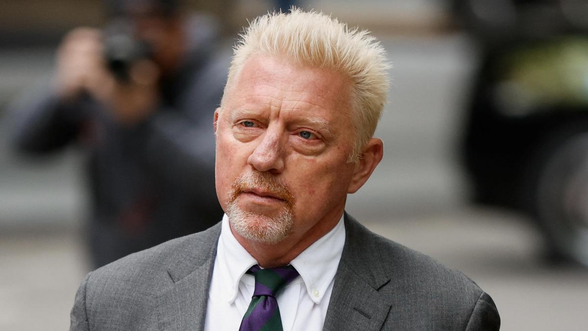 Boris Becker, a su llegada al tribunal de Londres que dictó la condena.