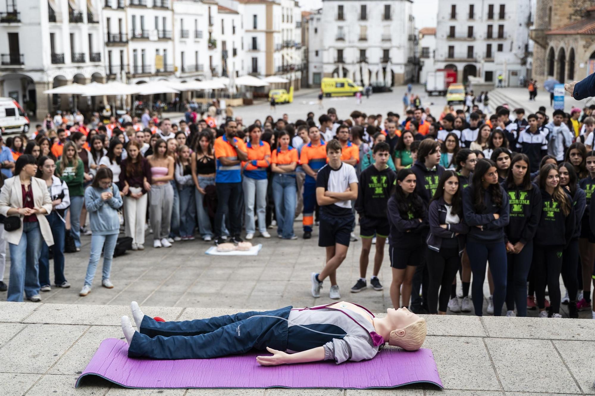Galería | Día Mundial de la Parada Cardíaca en Cáceres