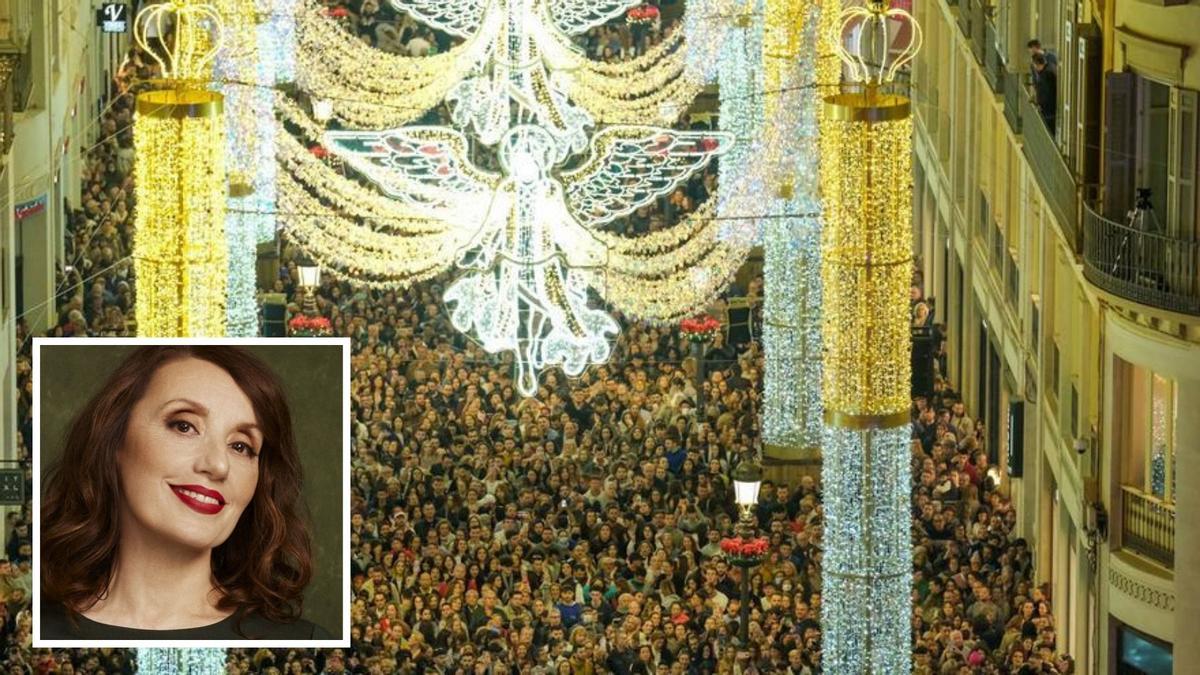 Luz Casal encenderá el próximo Viernes el alumbrado navideño de Málaga.