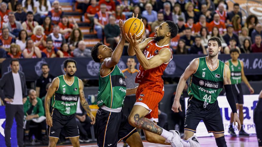 Cameron Hunt, en el partit jugat al Congost contra el Joventut la temporada passada