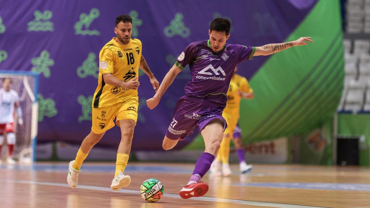 El Palma Futsal rescató un insuficiente punto en su lucha con el Jaén por la cuarta plaza