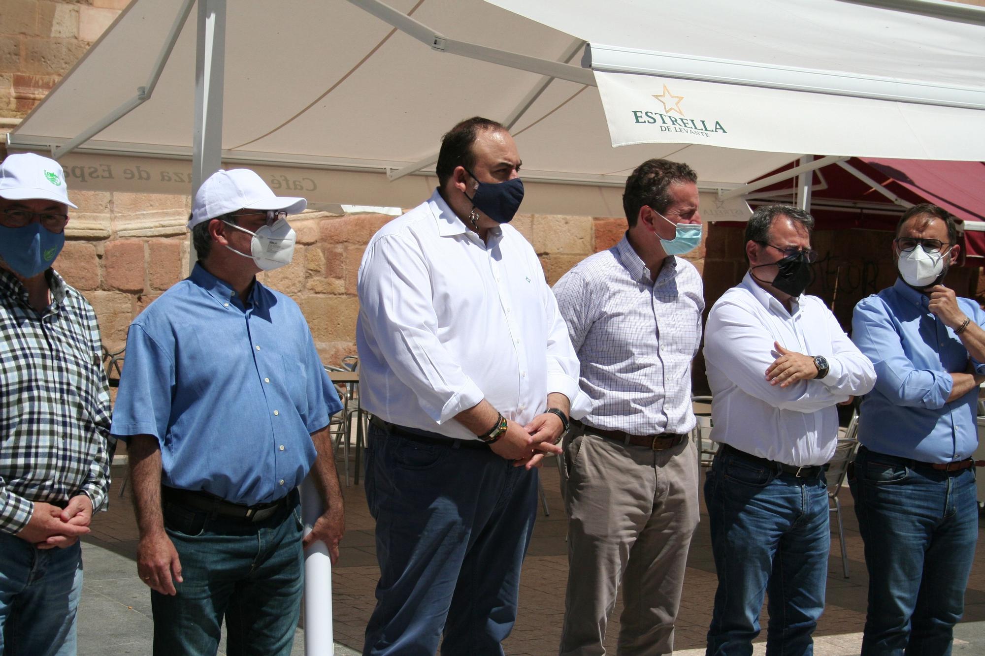 Protesta en defensa del Trasvase en Lorca