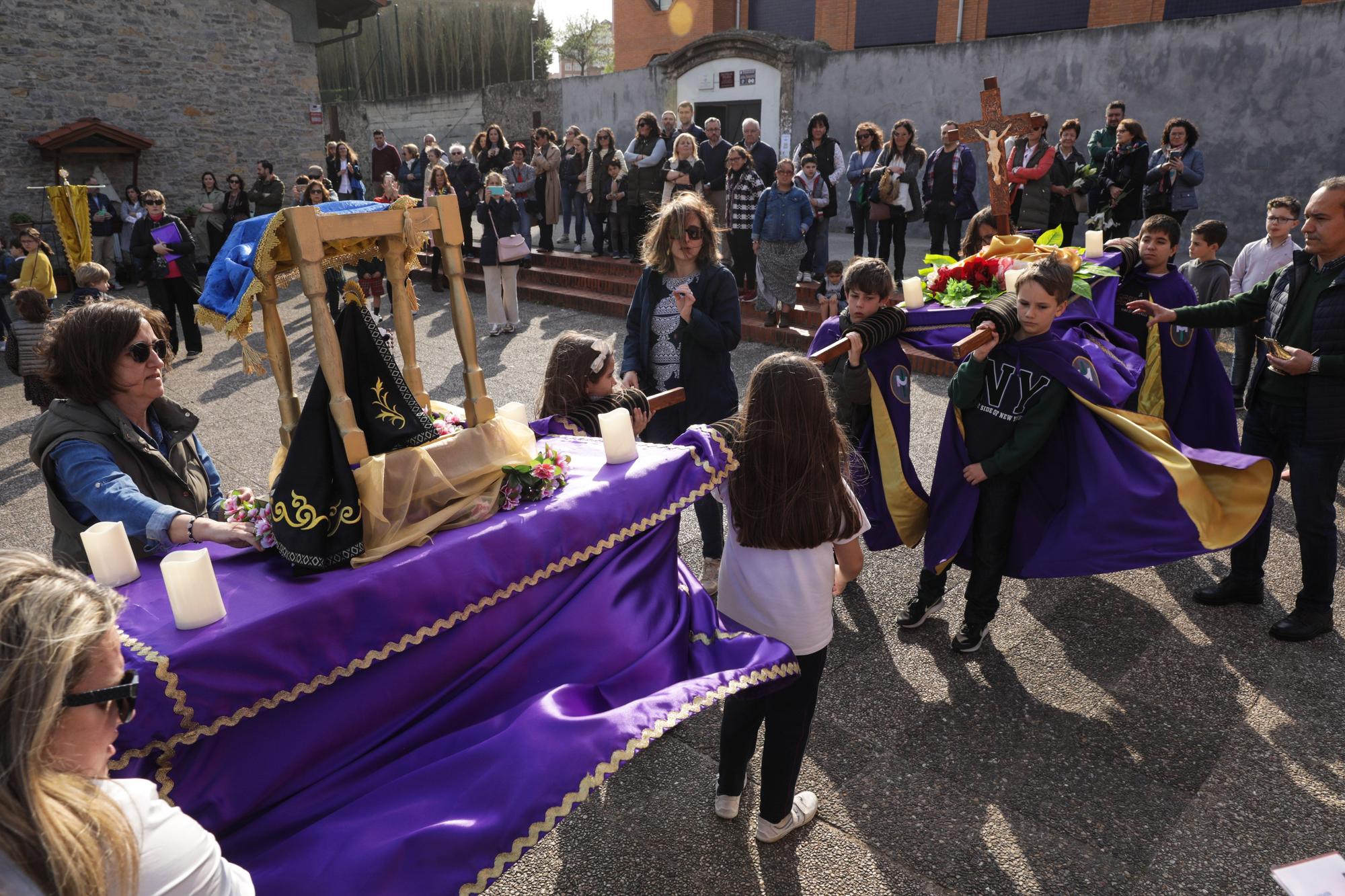 En imágenes: Viesques y San Pedro adelantan la Semana Santa