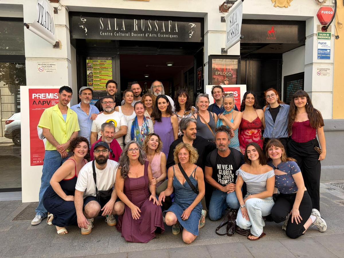 Jurat dels premis honorífics de l'APPV a la Sala Russafa este dimecres.