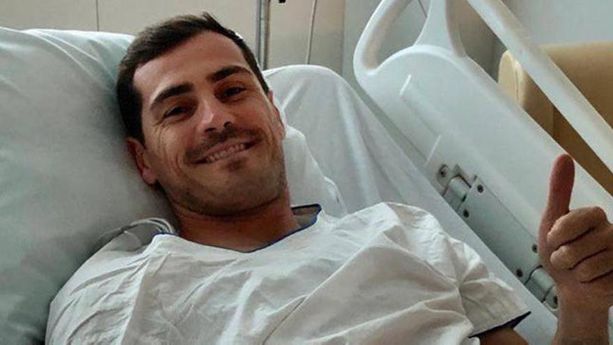 Casillas, operado tras sufrir un infarto de miocardio