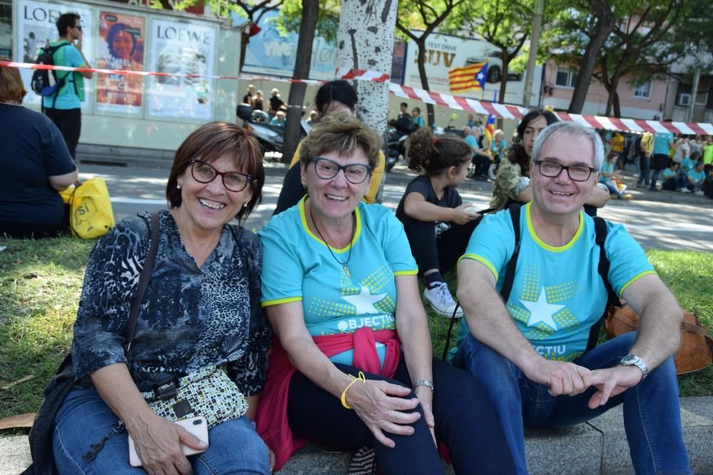 Berguedans a la manifestació de la Diada