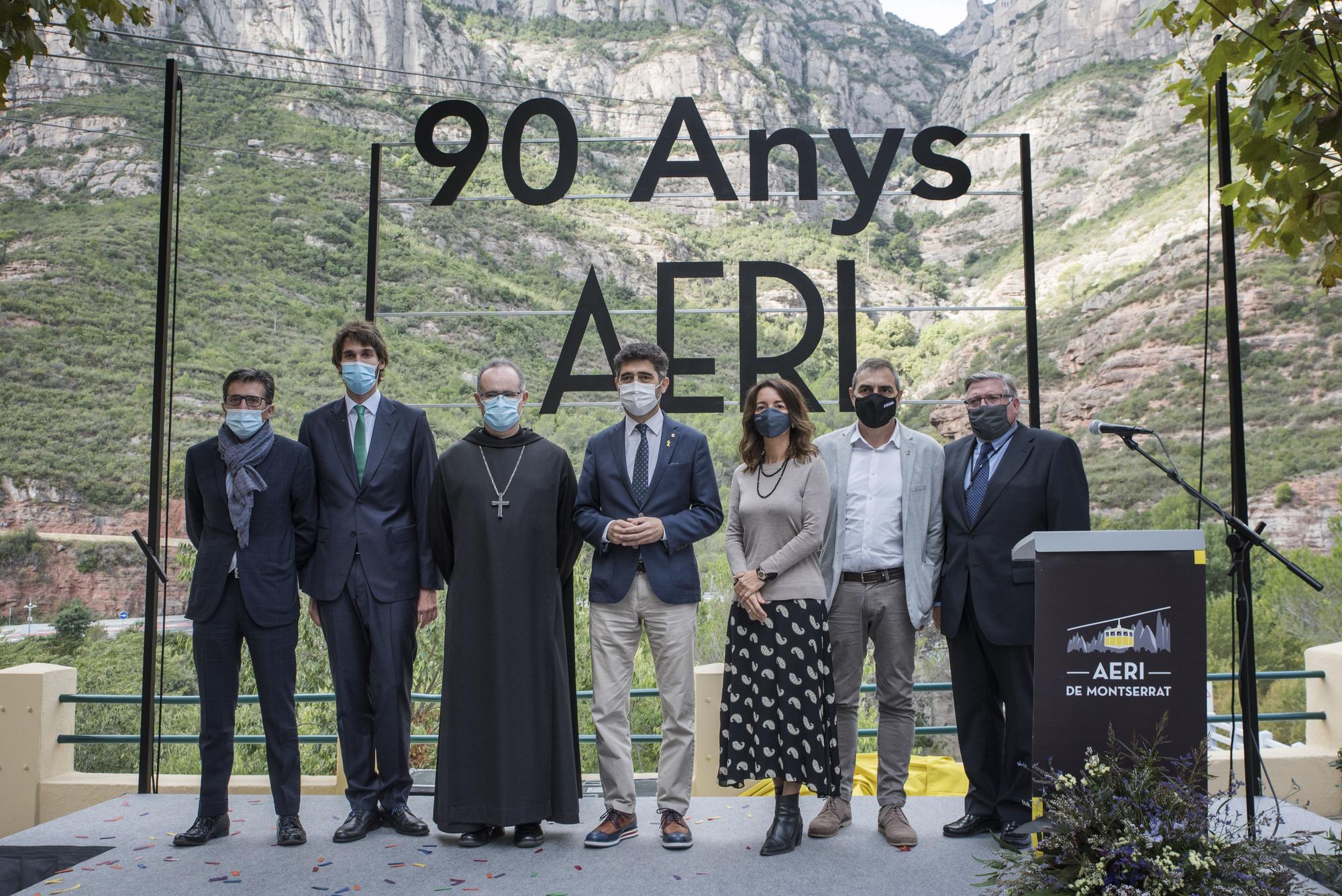 L'aeri de Montserrat celebra els seus 90 anys de vida