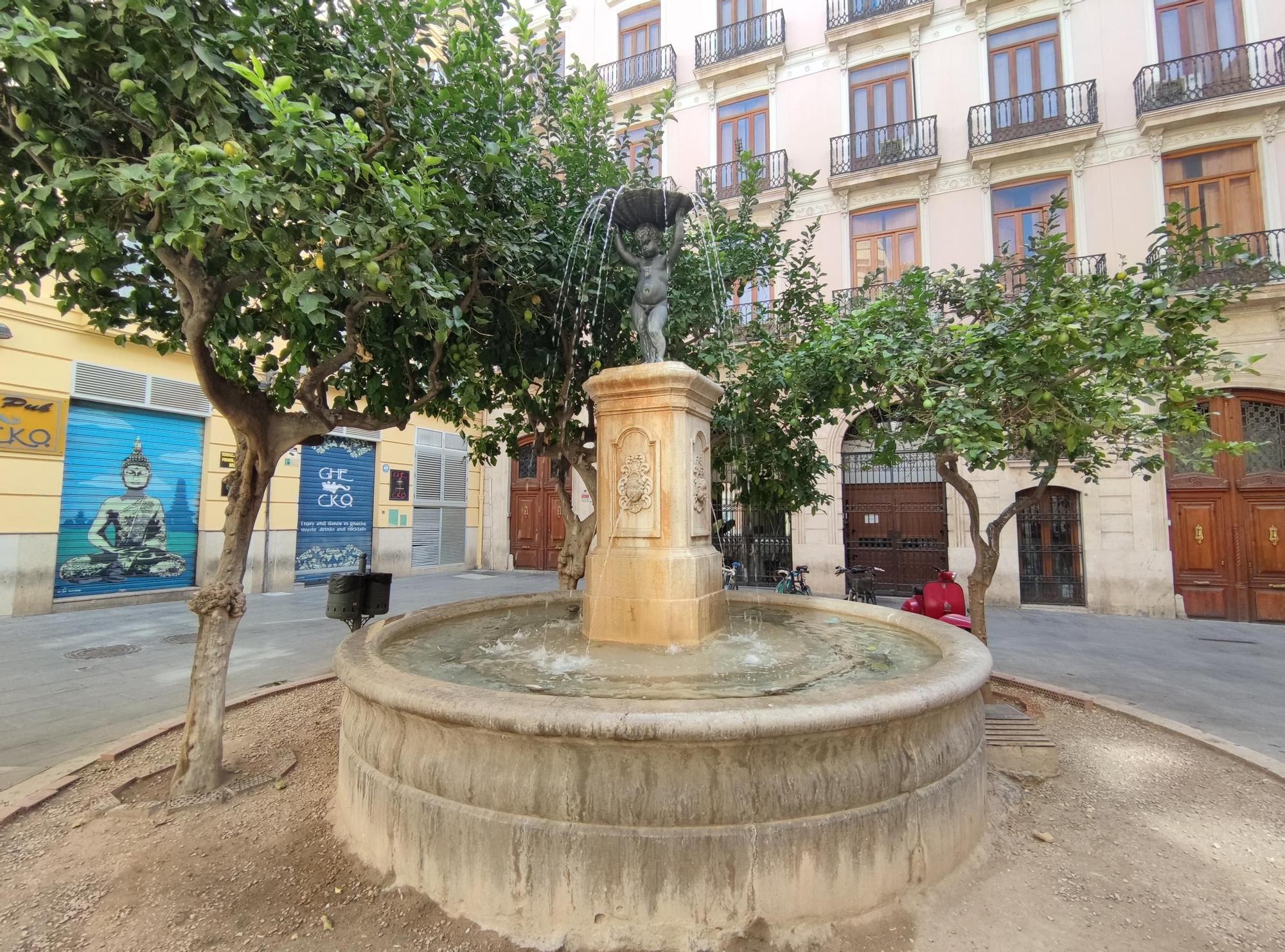 La plaza del Negrito, plaza  de "Nuestra Señora de Contra la Peste"