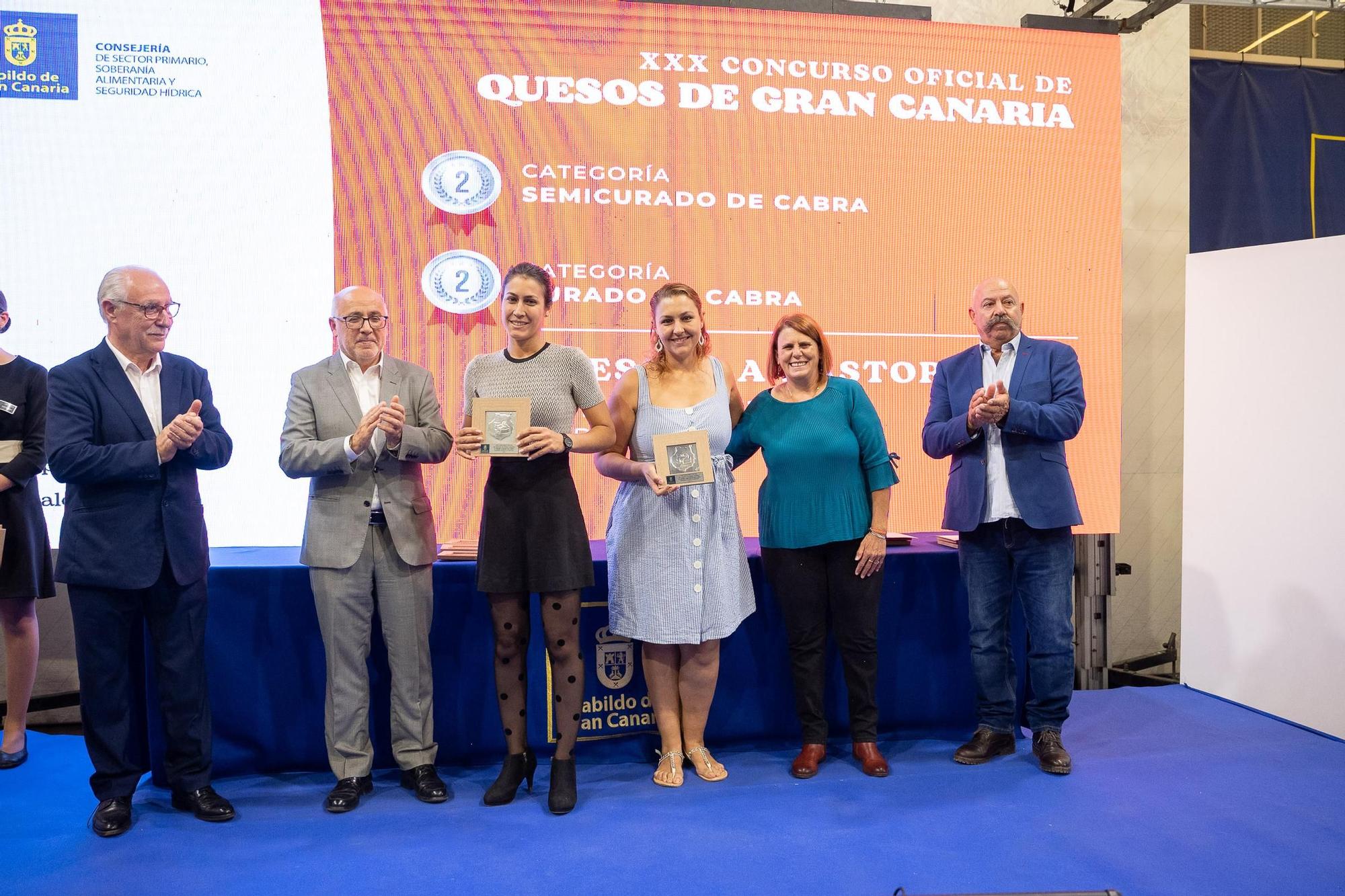 Entrega de premios de los concursos oficiales de queso y vino de 2023