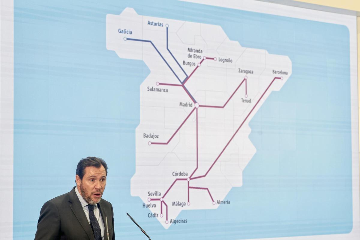 Óscar Puente anuncia que Teruel y Logroño contarán con un tren directo a Madrid