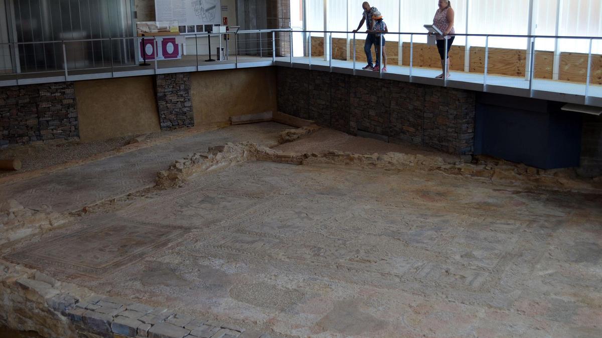 Uno de los espacios de la Villa Romana de Camarzana de Tera.