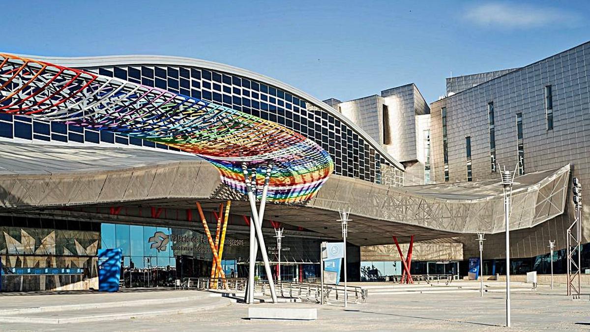 Palacio de Ferias y también de Congresos de Málaga.