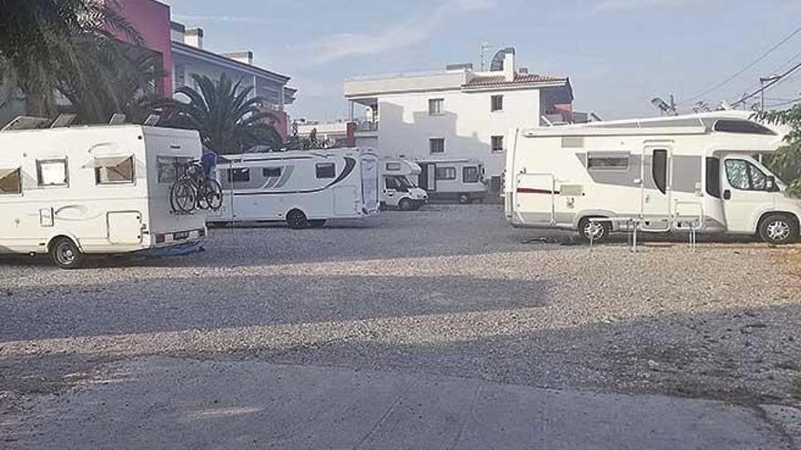 El terreno del que puede hacer uso el sector del caravaning en el tÃ©rmino municipal de Son Servera.