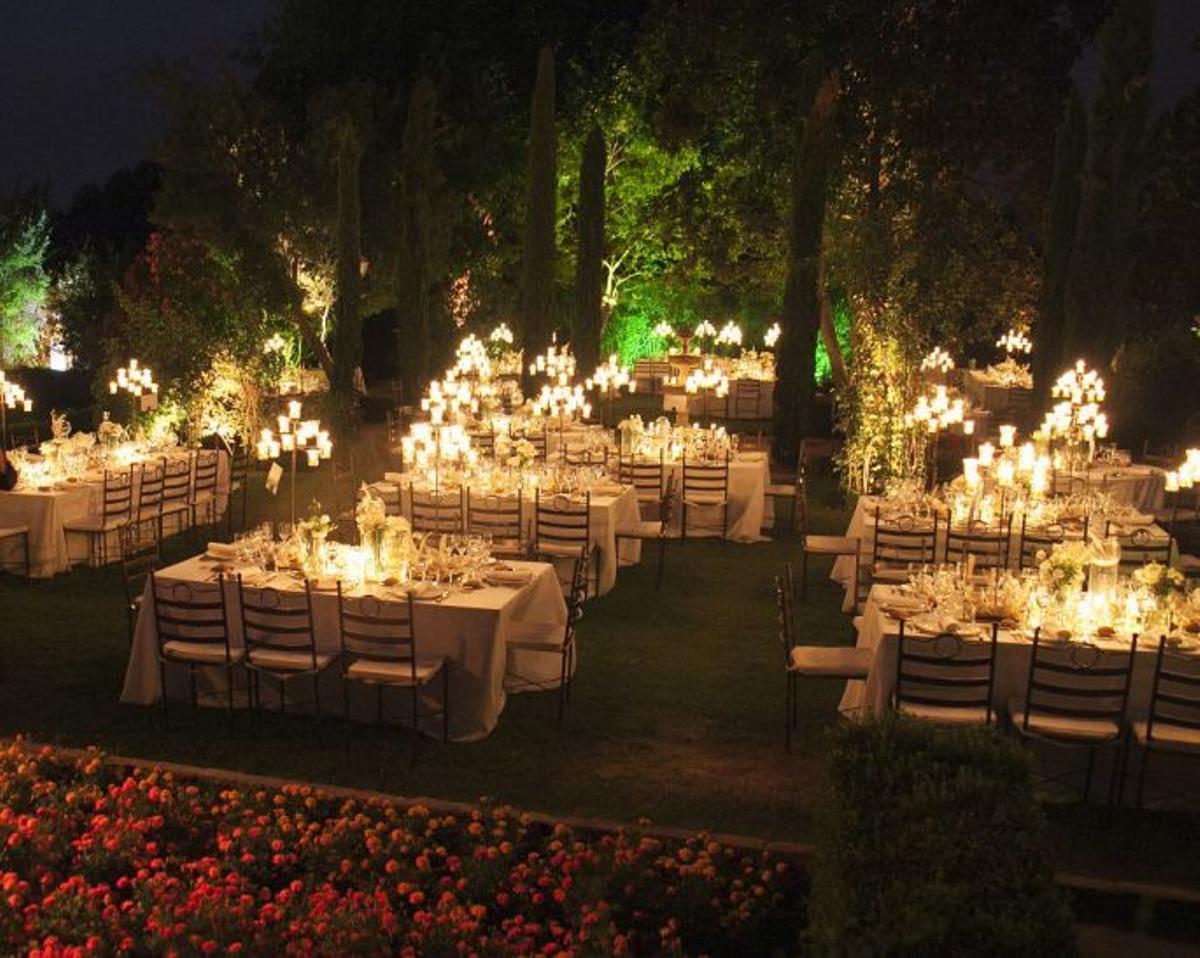 Ilumina tu boda: Candelabros impresionantes