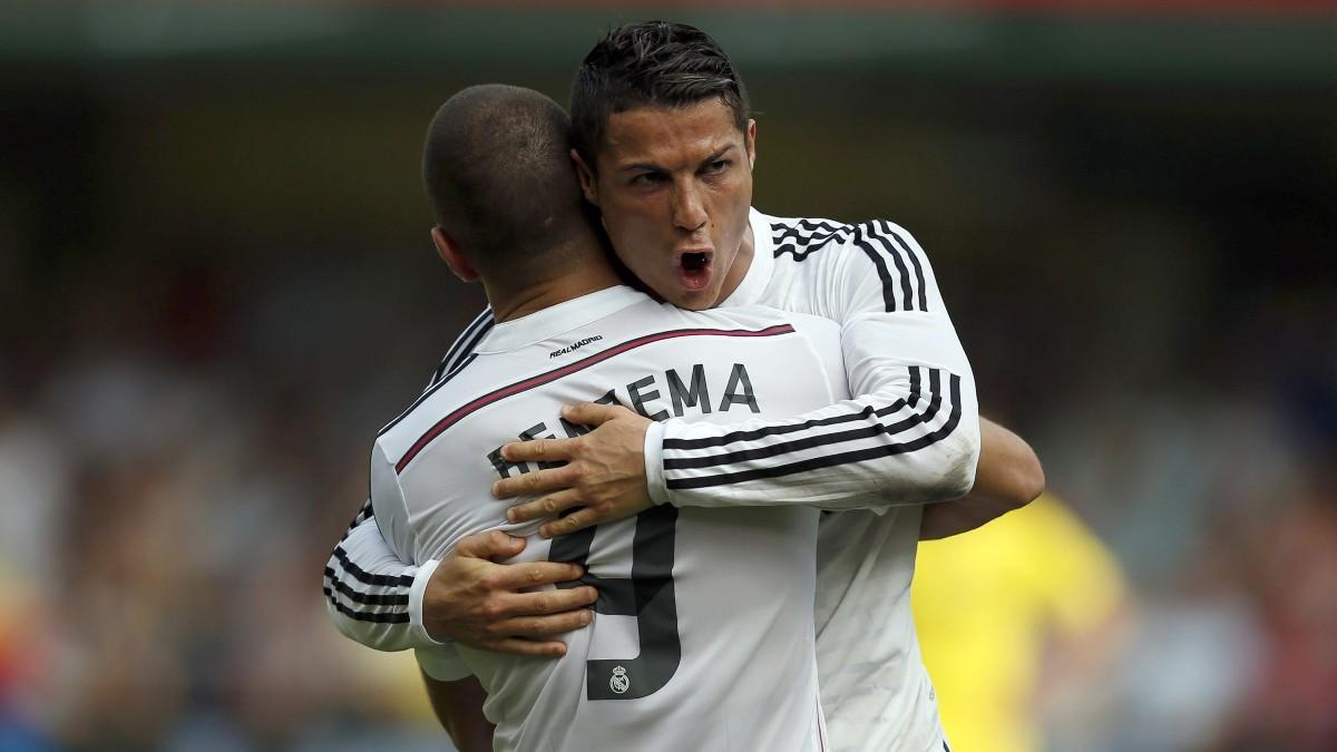 Cristiano y Benzema, durante su etapa en el Real Madrid