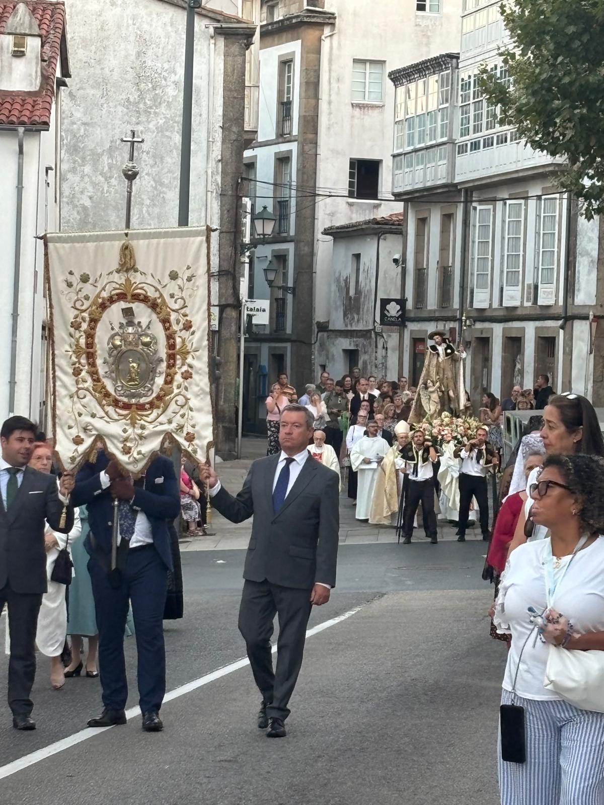 Santiago honra a San Roque con su tradicional procesión Santiago honra a San Roque con su tradicional procesión