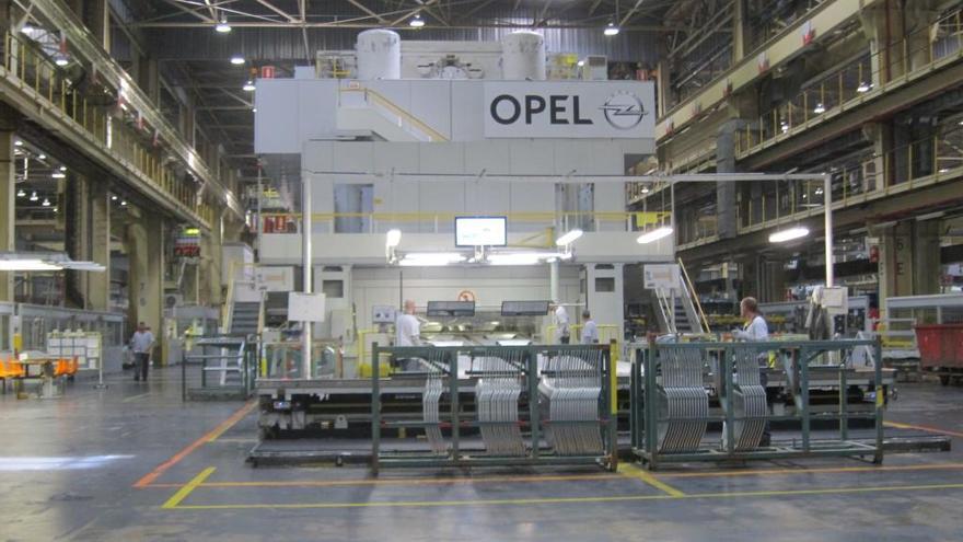 La planta de Opel en Figueruelas (Zaragoza)