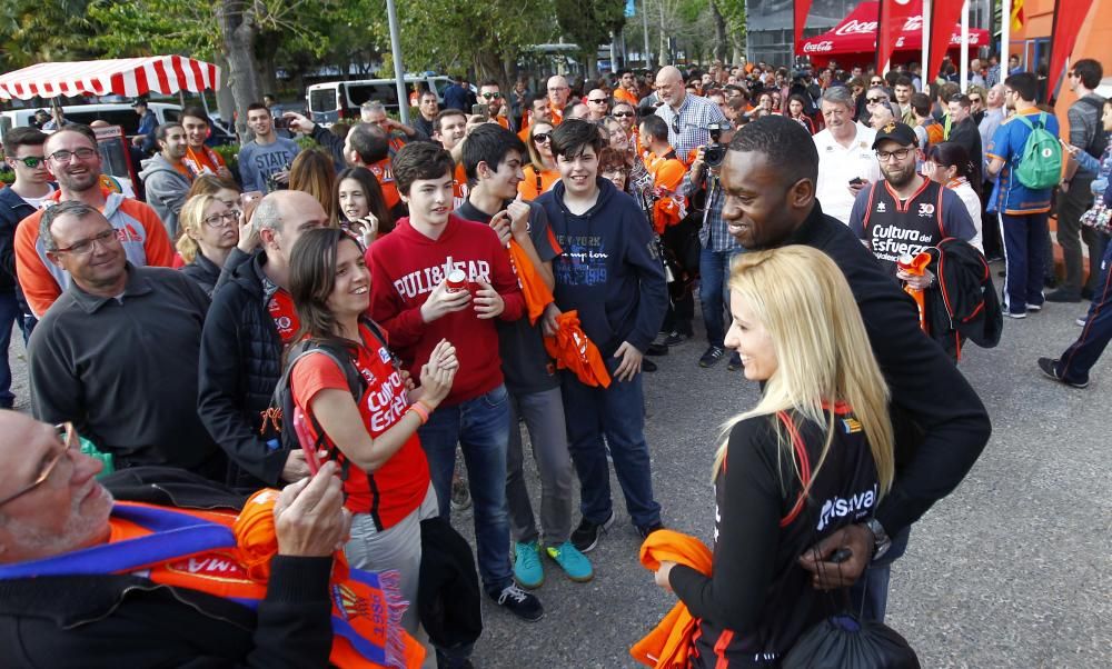 Llegada del Valencia Basket a la final de la Eurocup