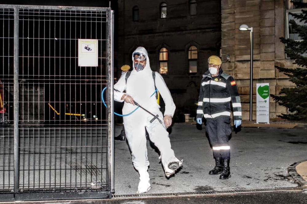 La UME acude a Alcoy por el coronavirus