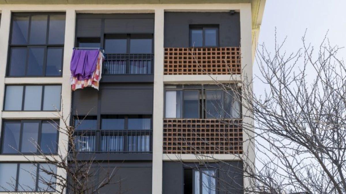 Imagen de una vivienda de la calle Fortuna, en Sants-Montjuïc.