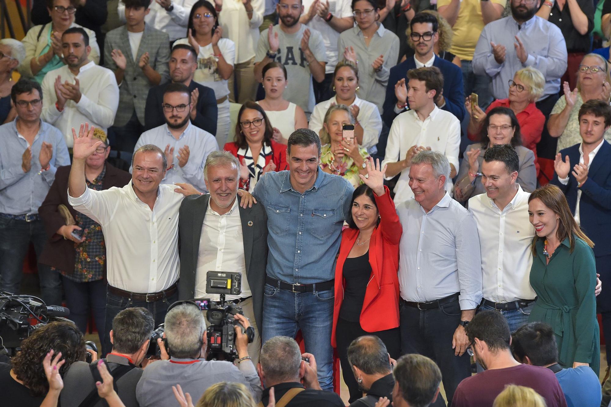 Mitin de Pedro Sánchez en Gran Canaria