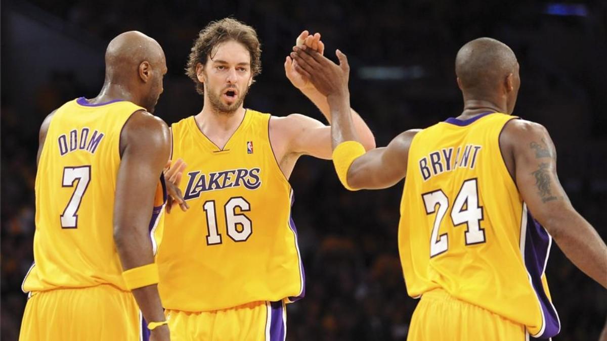 En los Lakers logró sus mayores éxitos junto a Kobe y Odom