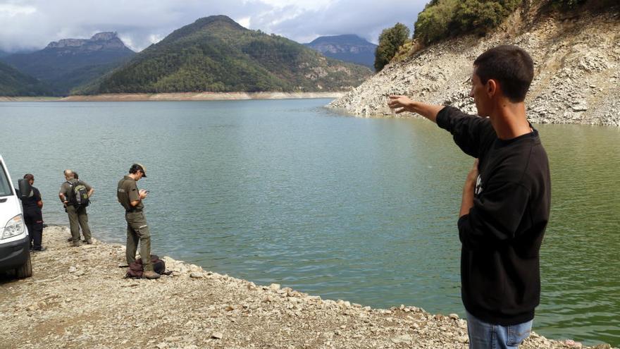 Els submarinistes pentinaran una part del pantà de Susqueda per buscar la parella desapareguda