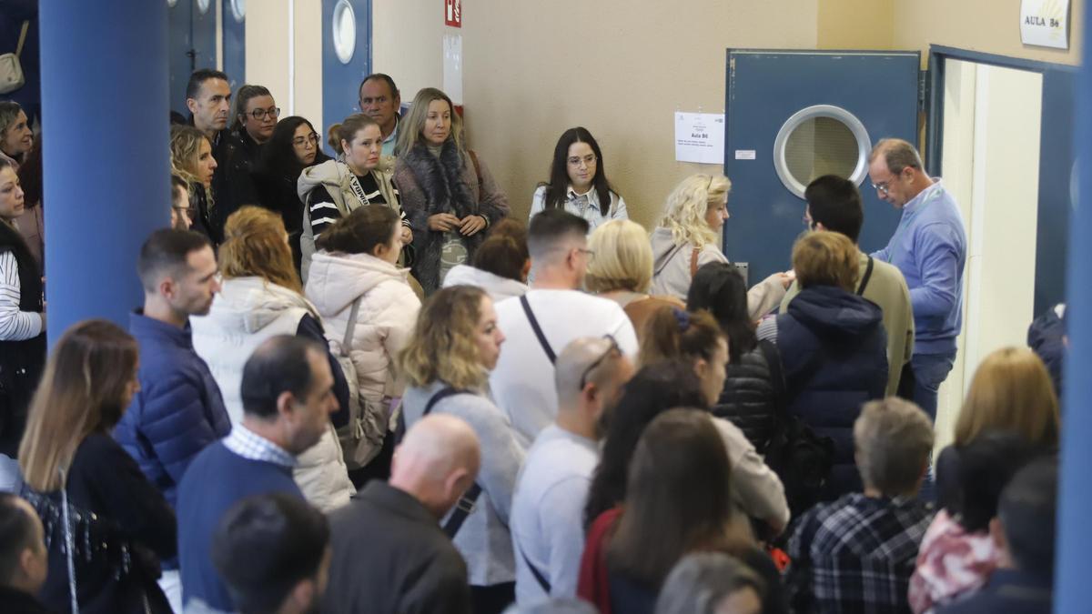 Anteriores oposiciones del SAS a celador en Rabanales en 2023.