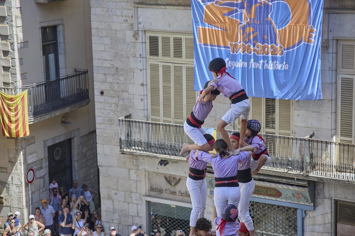 Les imatges de la jornada castellera per celebrar els 30 anys dels Marrecs de Salt