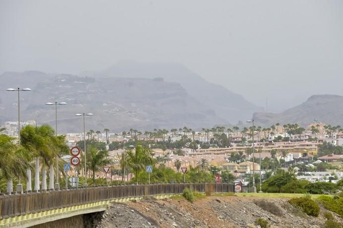 Calima en Maspalomas