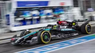 Hamilton manda el primer día en Las Vegas