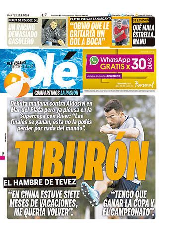 Portadas deportivas del martes 16 de enero