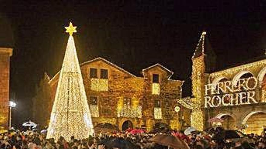 Las luces de Puebla, atractivo turístico también en enero.