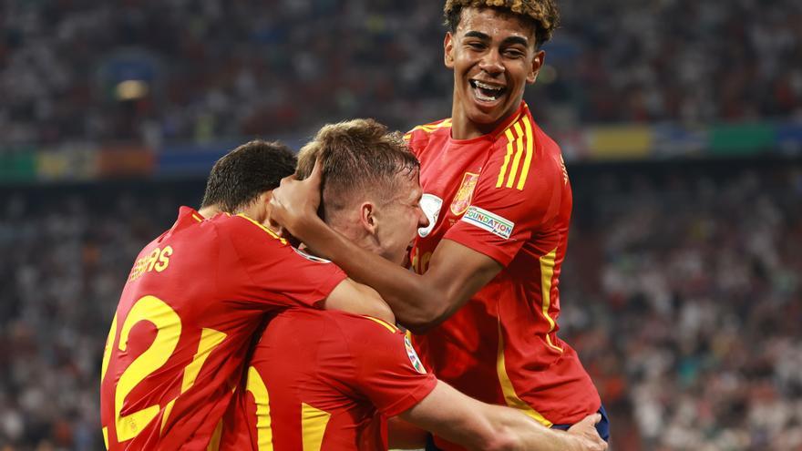 La selección española llega a la final de la Eurocopa tras derrotar a Francia