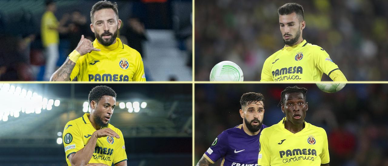 Morales, Baena, Danjuma y Jackson, cuatro de los candidatos para el ataque del Villarreal.