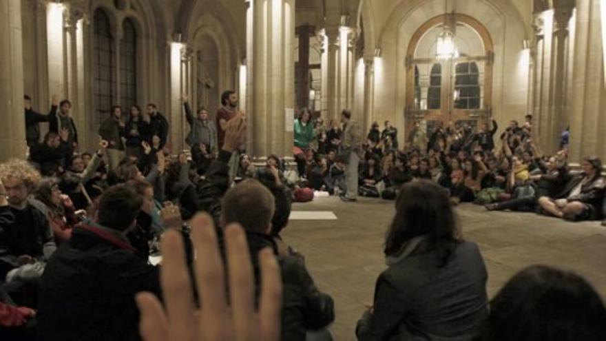 Continúa el encierro en la Universidad de Barcelona