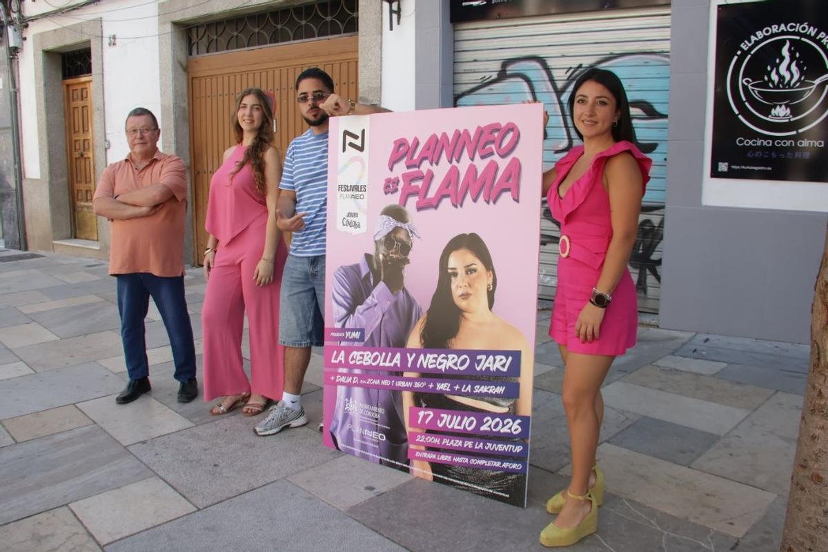 Presentación del cartel de Planneo es Flama, en Córdoba.