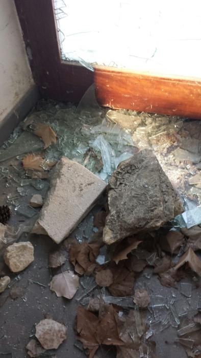 Actos vandálicos en la estación de tren de Son Servera